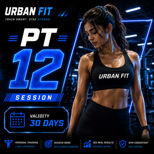 12 personal training sessions at URBAN FIT gym, Banashankari